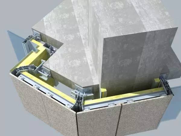 石材幕墻干掛法施工工藝全解析與超清三維節點效果圖展示